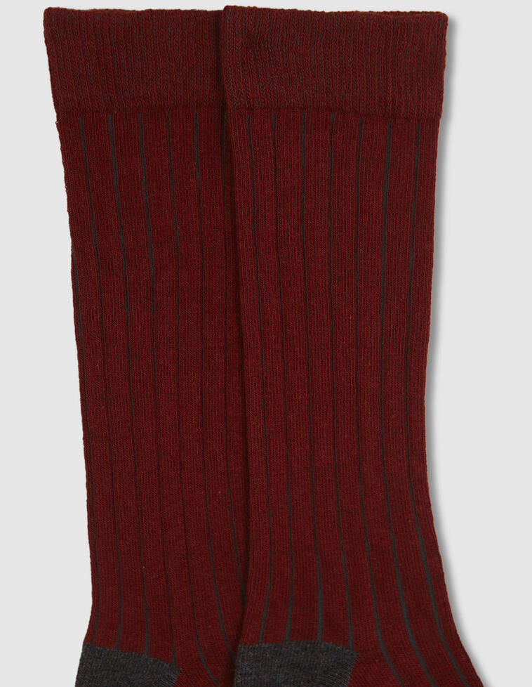 Zweifarbige-Socken