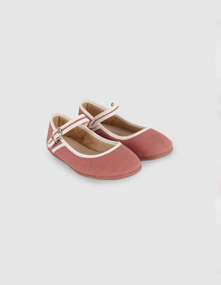 Merceditas de nervura rosa