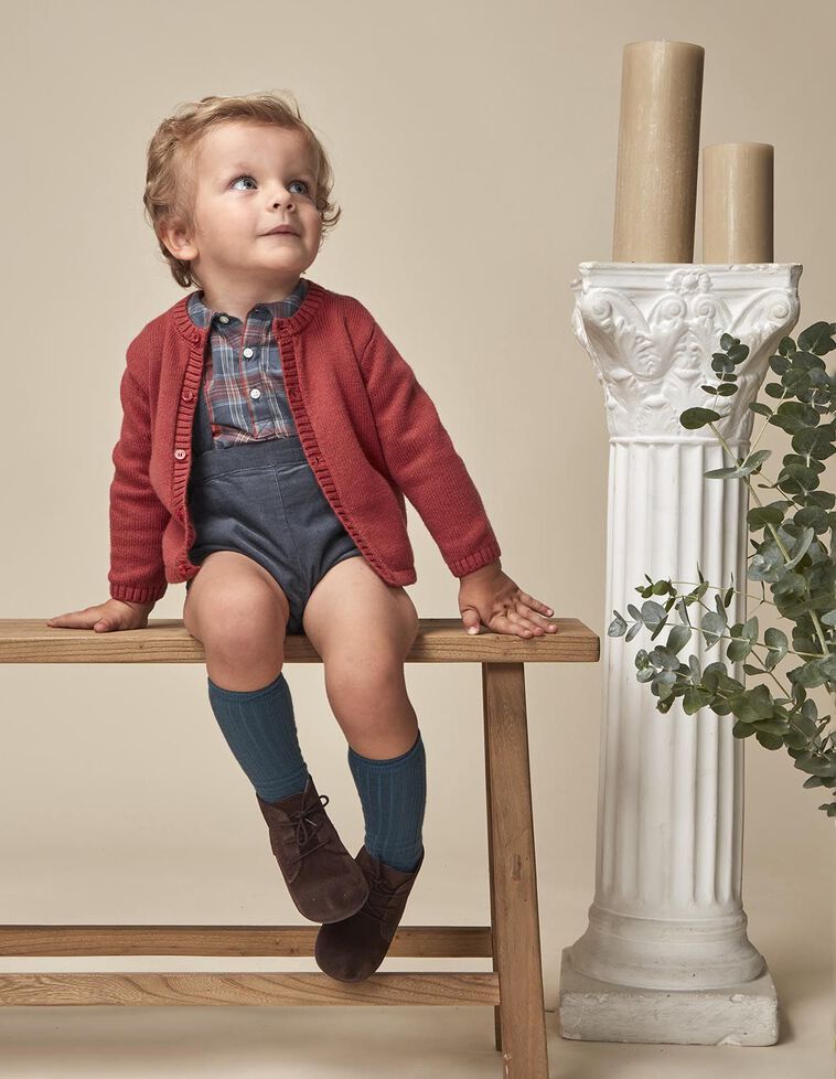 Veste basique marron