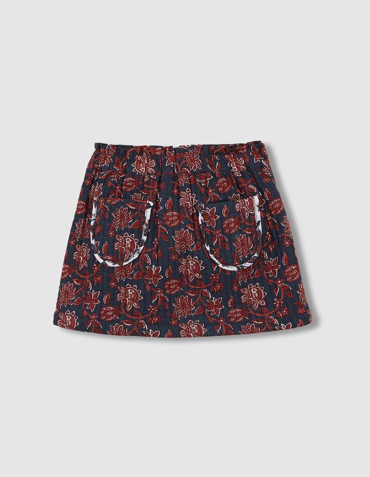 Jupe matelassée verte Jupe matelassée verte