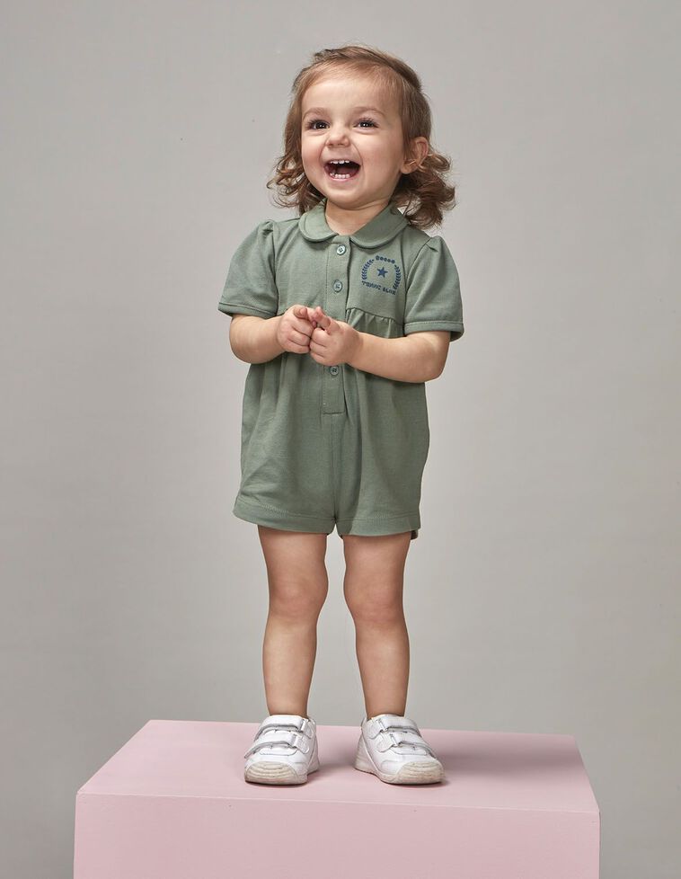 Combinaison polo verte