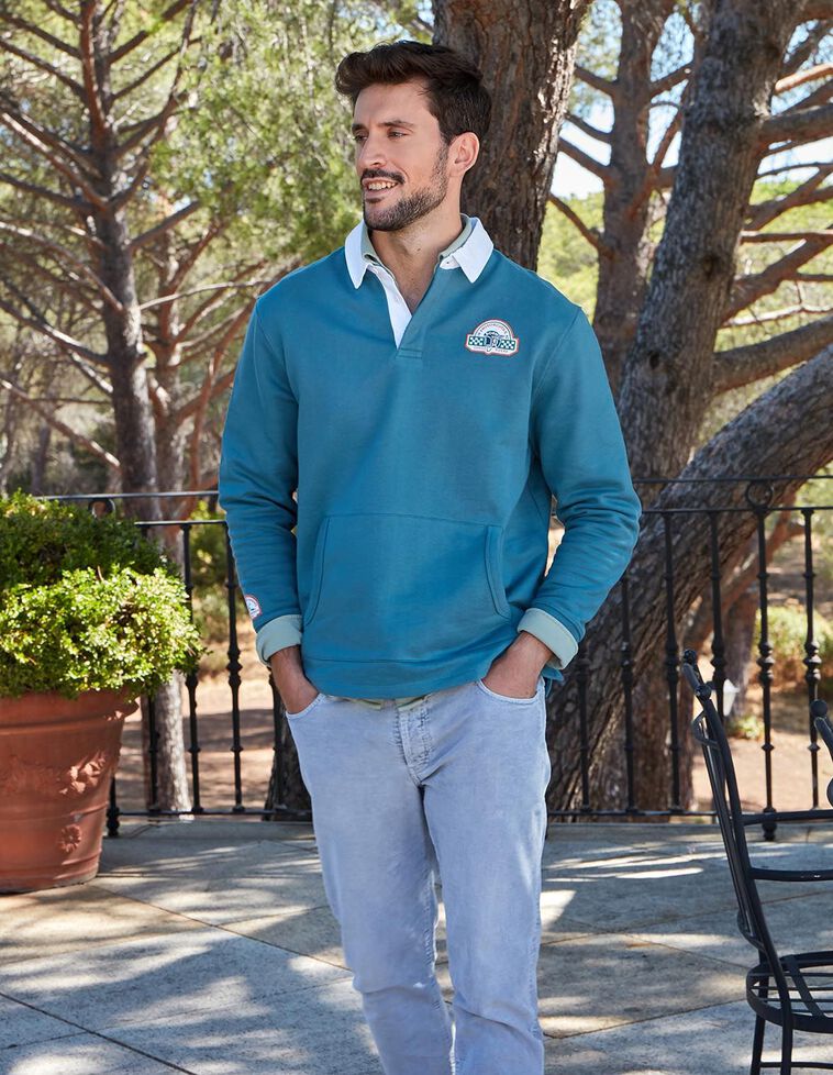 Polo dad moto vert