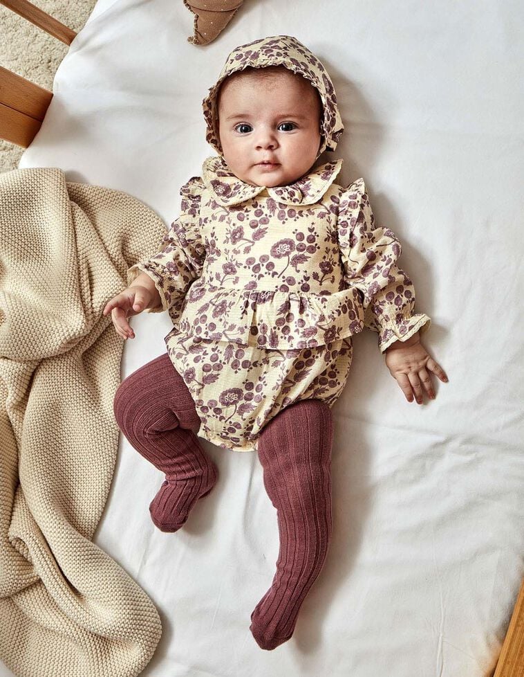 Ensemble avec capuche violette