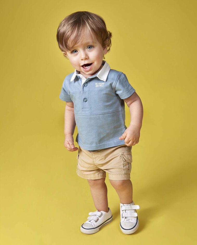 Pantacourt cargo marron