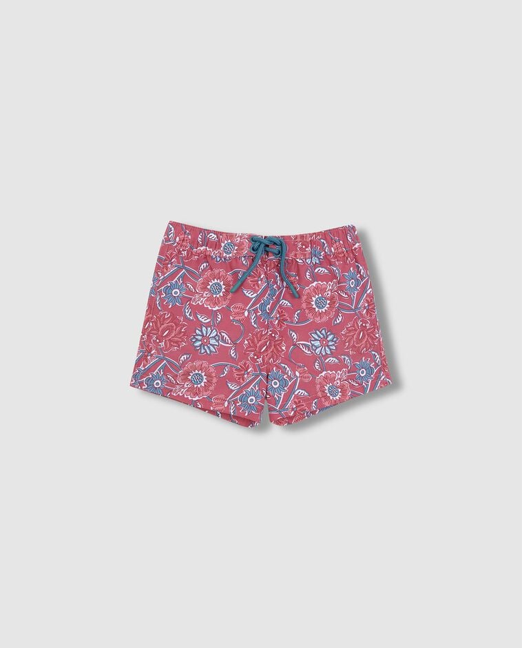 Maillot de bain imprim&eacute; fleurs rose