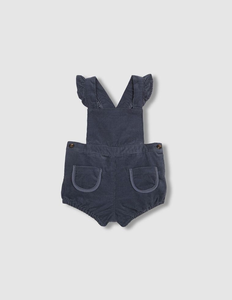 Pantalon bouffant à bretelles vert