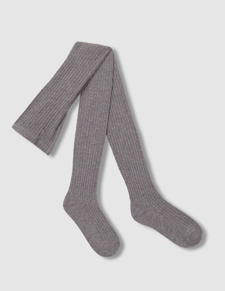 Collants c&ocirc;tel&eacute;s gris