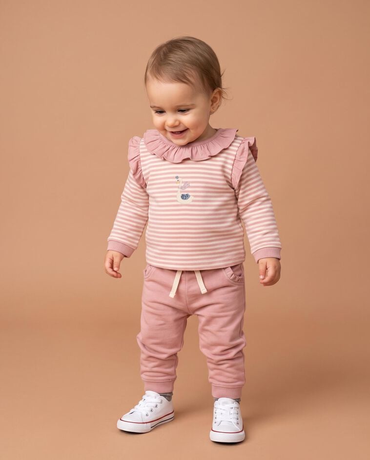 Pantaloni tuta rosa 