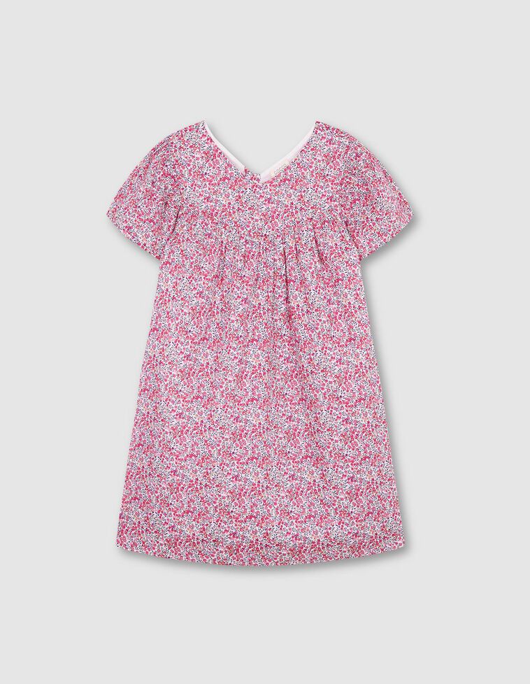 Vestido estampado de flores de Liberty