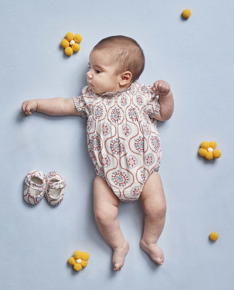 Babygrow estampado branco/a