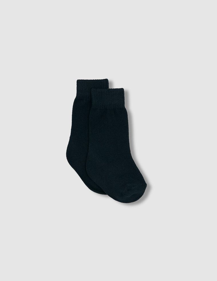Chaussettes unies vertes