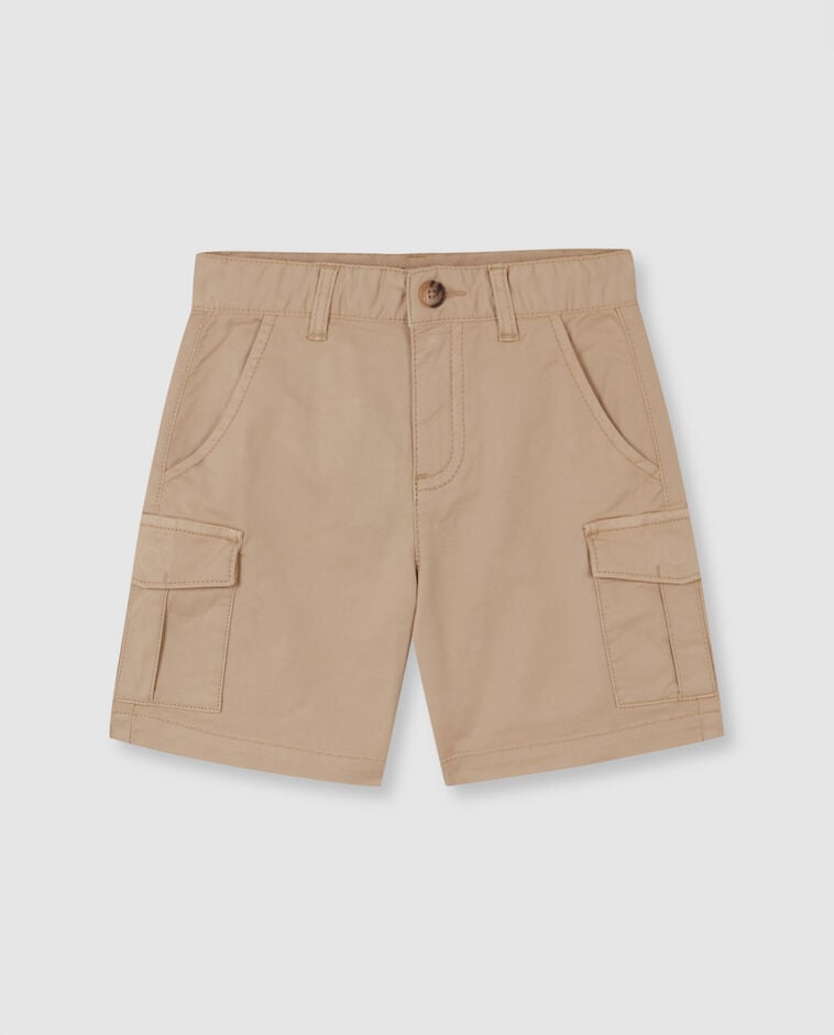 Pantacourt cargo marron