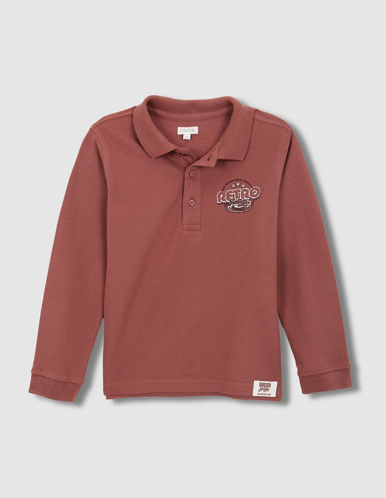 Polo retrò rosa