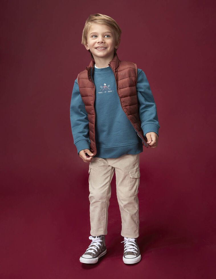 Gilet matelassé rouge