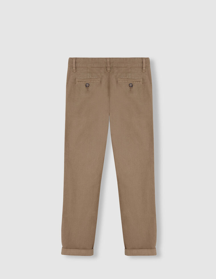 Pantalon chino camel