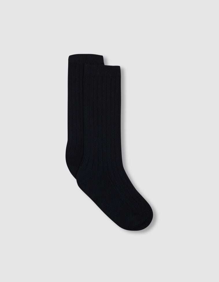 Chaussettes côtelées vertes