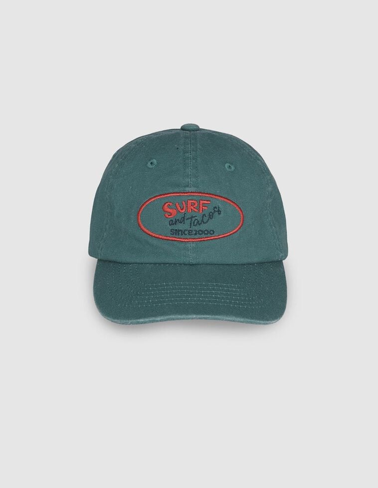 Casquette patch skate bleu clair