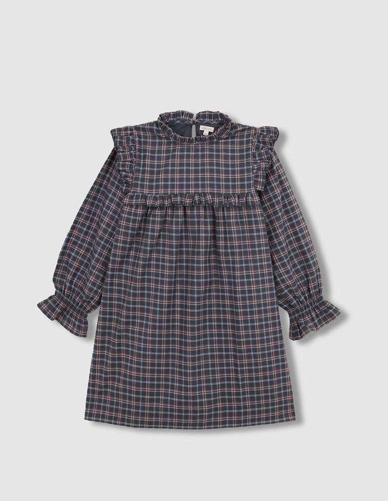 Robe à carreaux verte