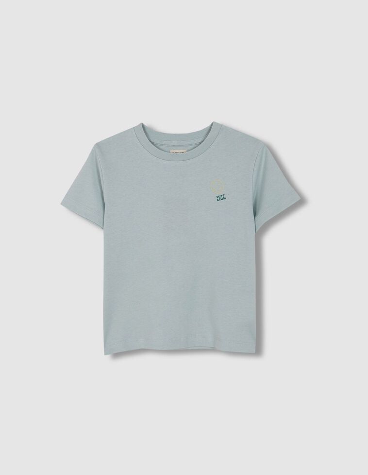 T-shirt vert imprimé club de surf