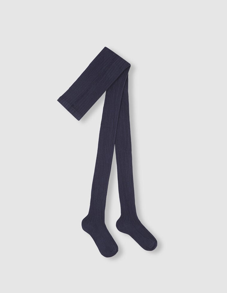 Bas longs bleu marine
