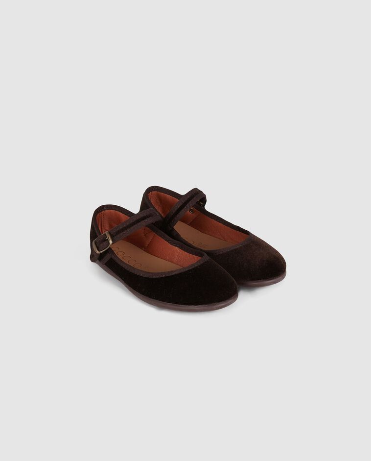 Babies en velours pour fille