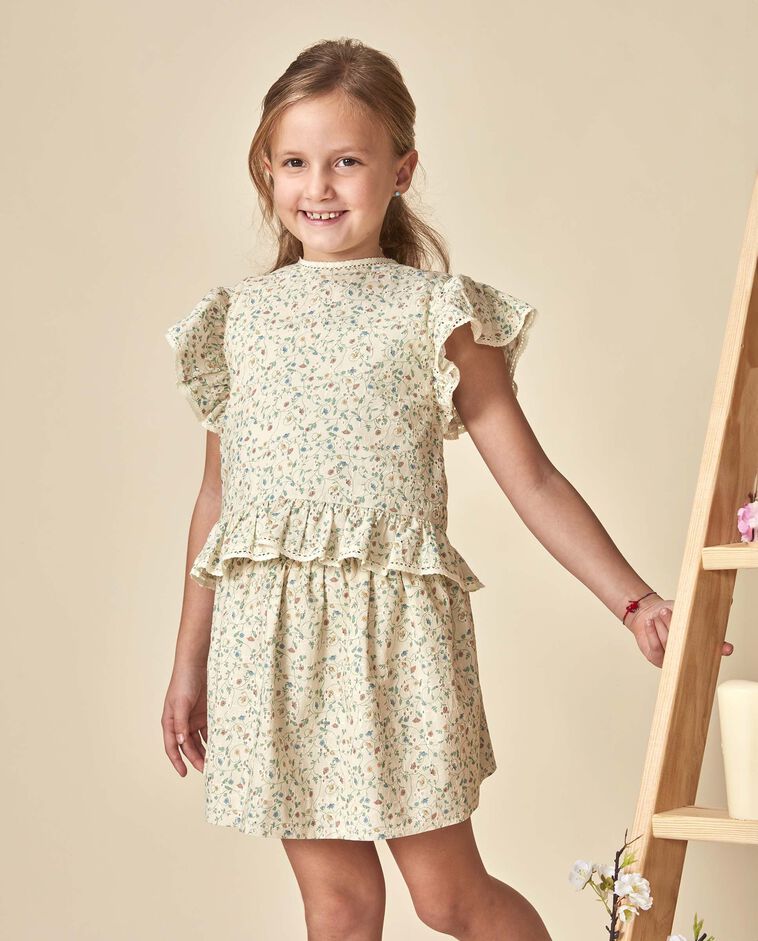 Gonna stampata pietra