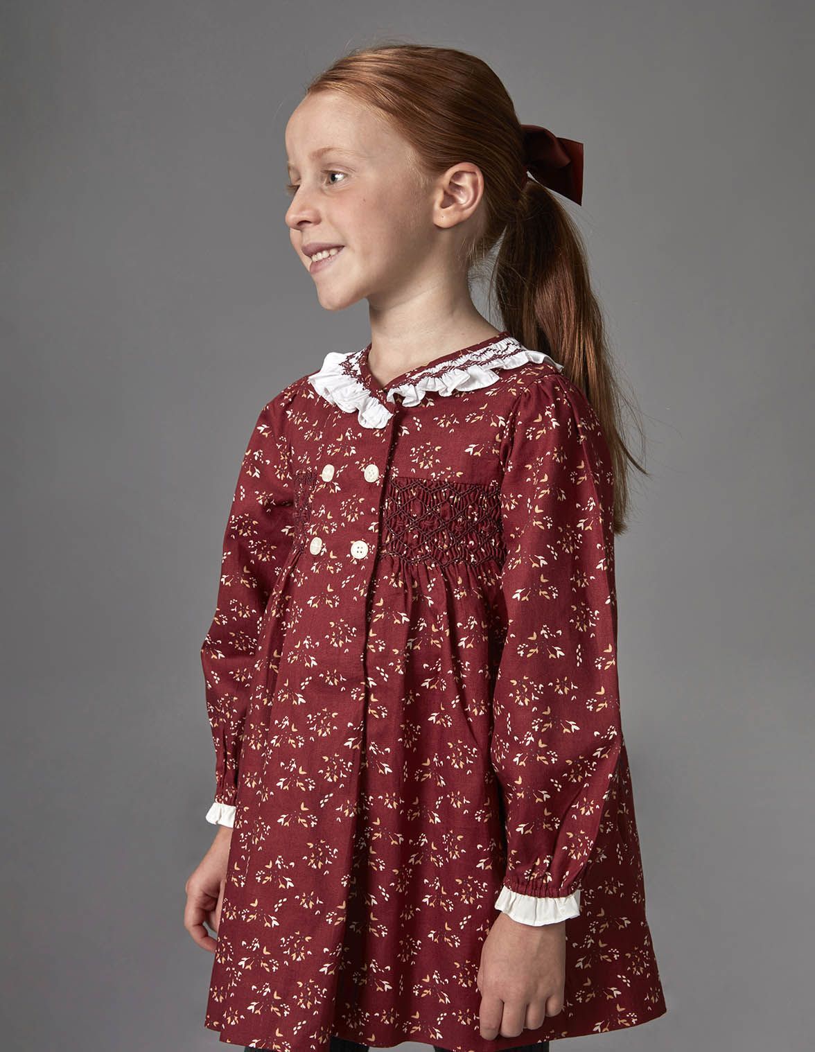 Robe smockée fille on sale