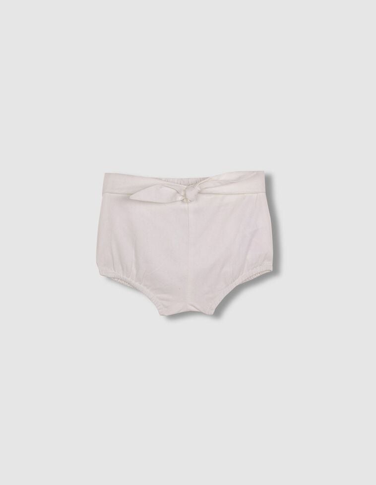 Bloomers blancs noués