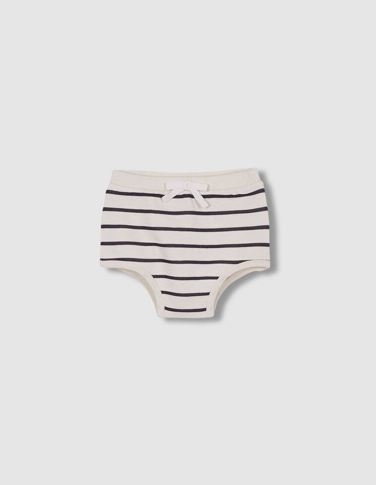 Bloomer  a righe color ecru