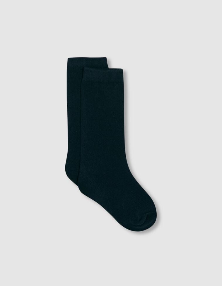 Chaussettes unies vertes