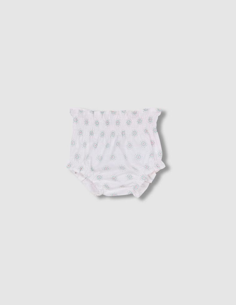 Bloomer stampato color bianco