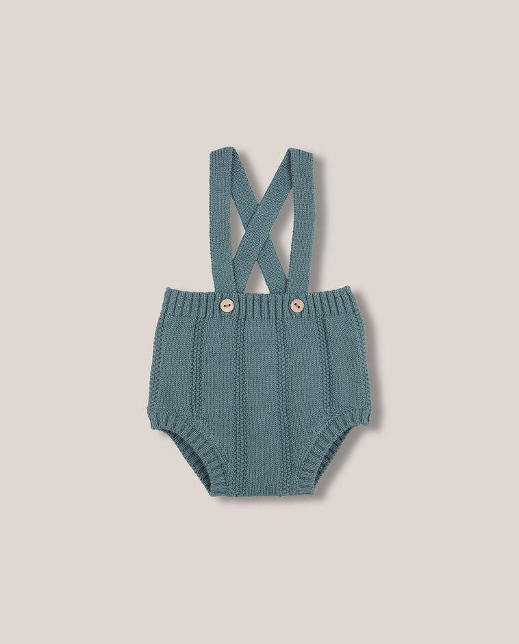 Pantacourt en maille vert