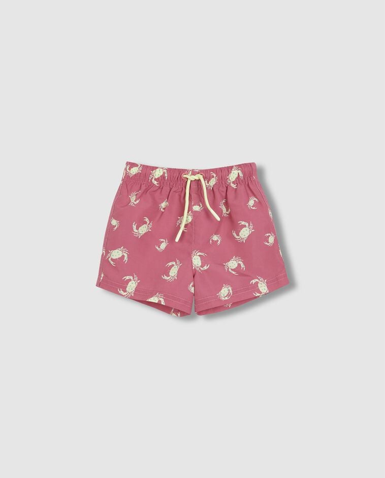 Maillot de bain crabes corail