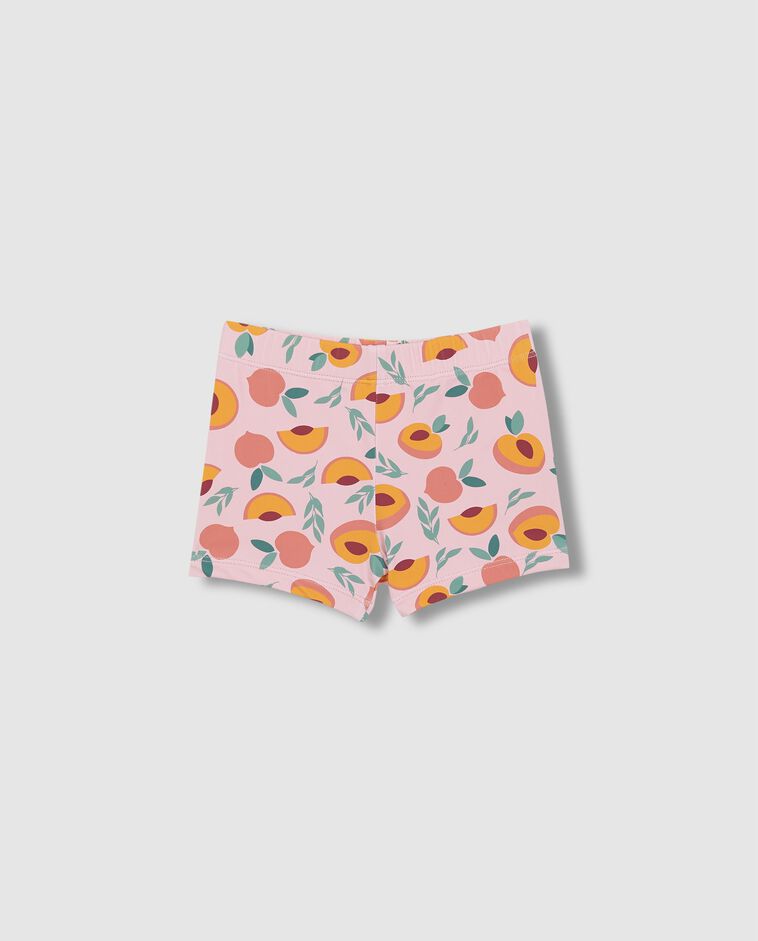 Maillot de bain &agrave; imprim&eacute; p&ecirc;ches rose
