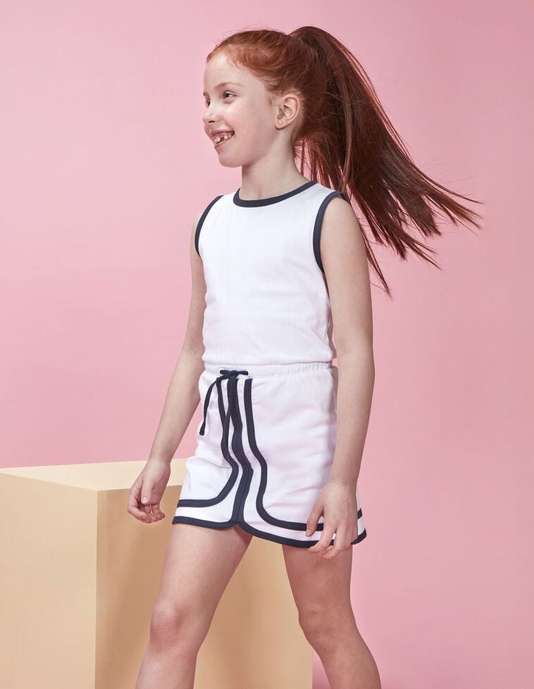 Robe polo blanche