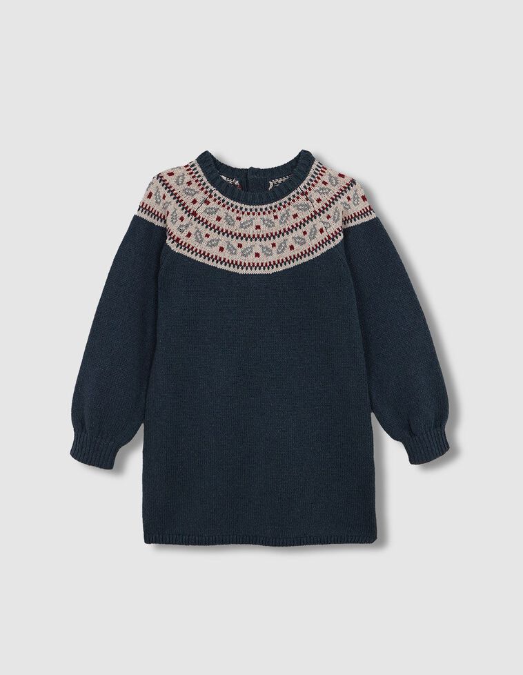 Robe à motif grec vert