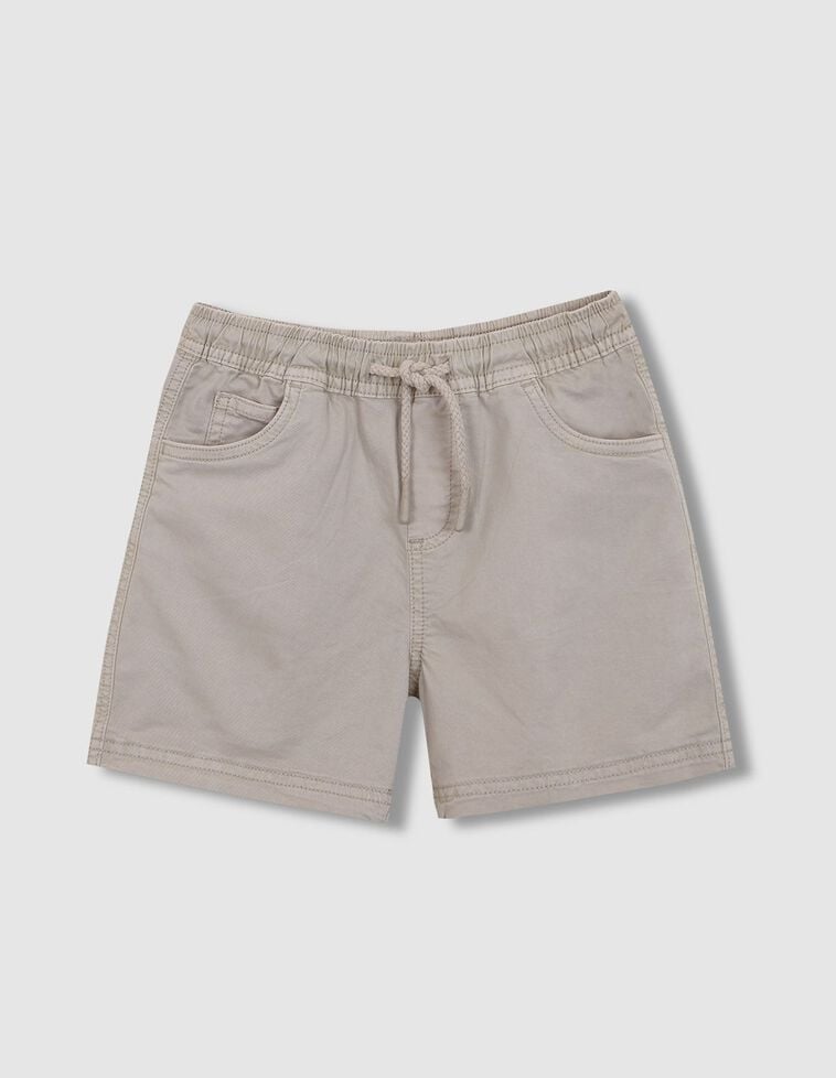 Pantalon gris à taille élastique