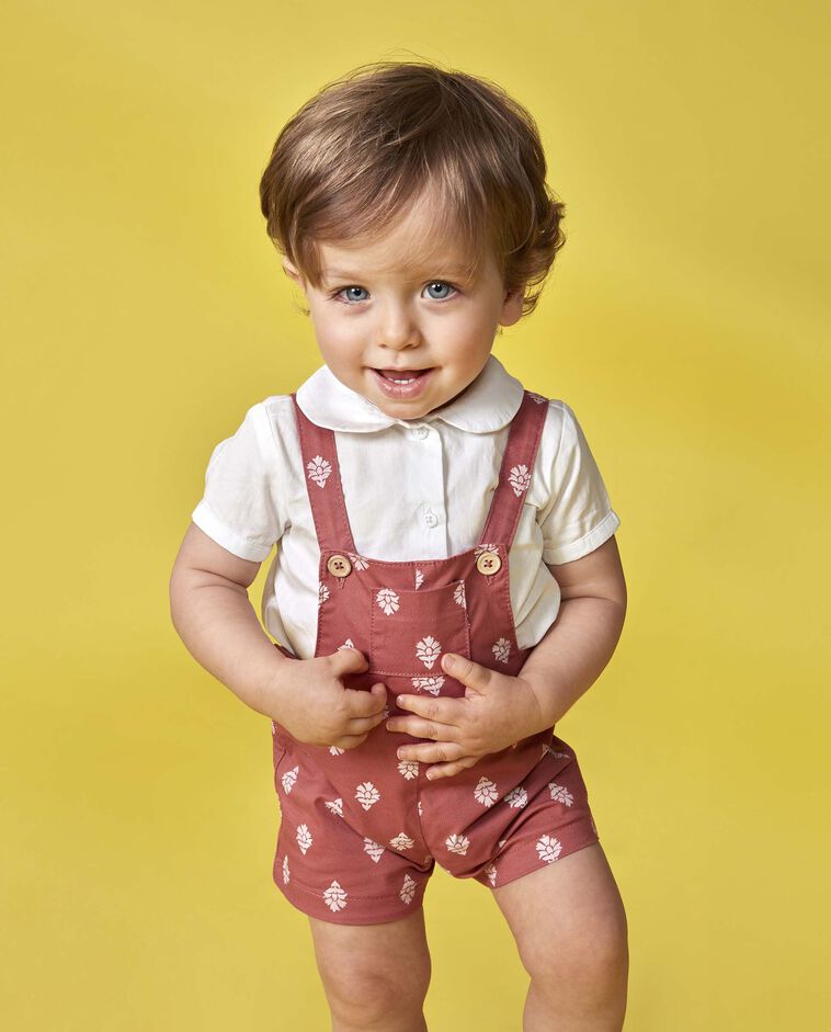 Camicia a maniche corte bianca