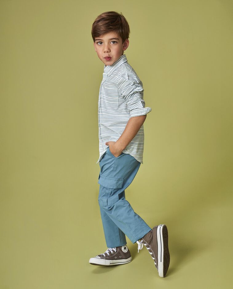 Pantalon cargo bleu