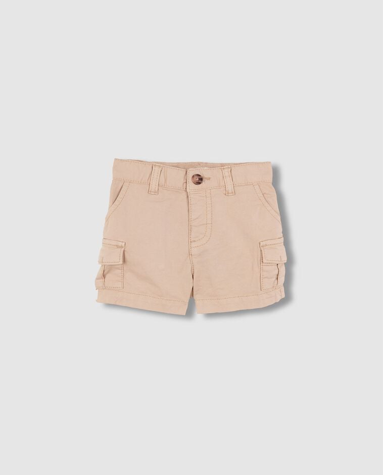 Pantacourt cargo marron