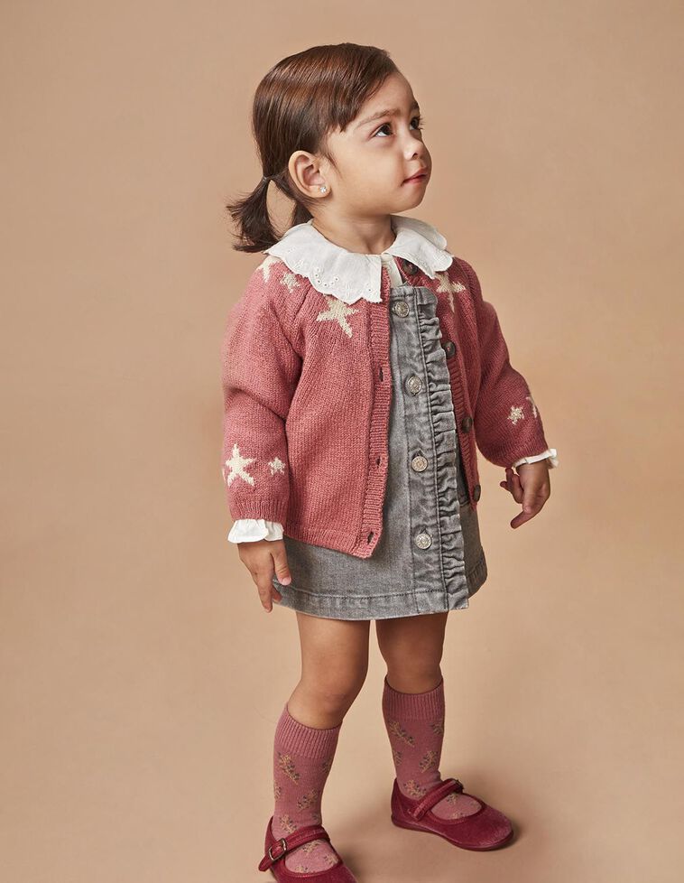 Veste à étoiles rouge