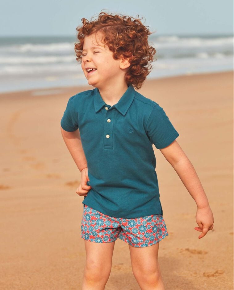 Costume con fiore grande rosa