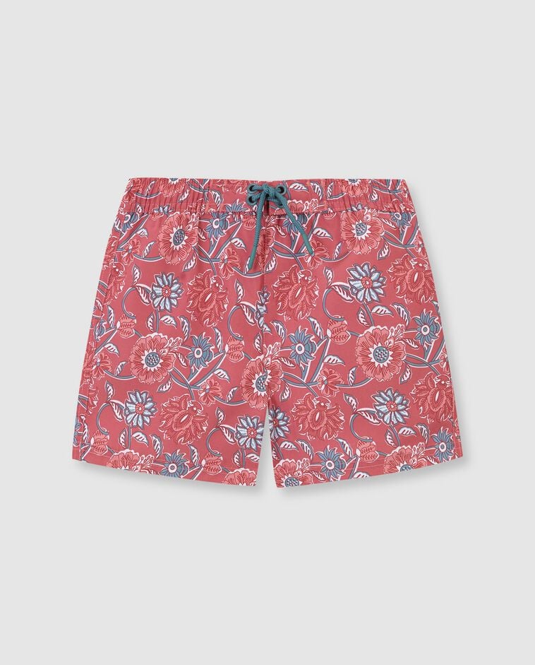 Maillot de bain imprim&eacute; fleurs rose