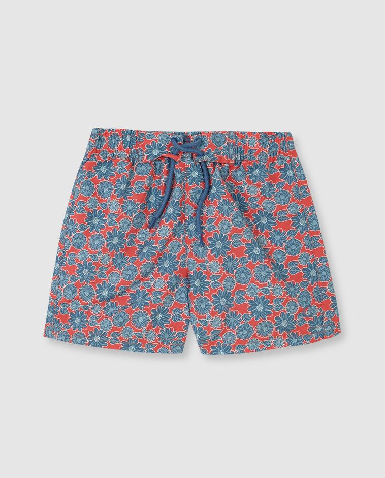 Maillot de bain grande fleur rose