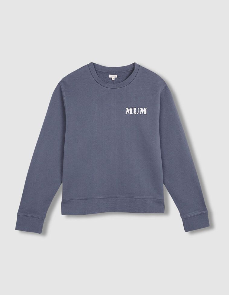 Felpa mum blu