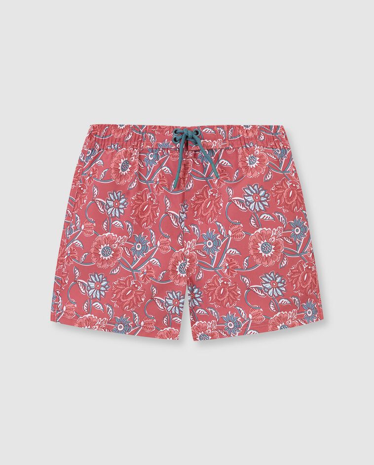 Maillot de bain imprim&eacute; fleurs rose