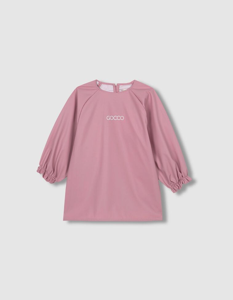 Bavaglino con maniche color rosa tenue
