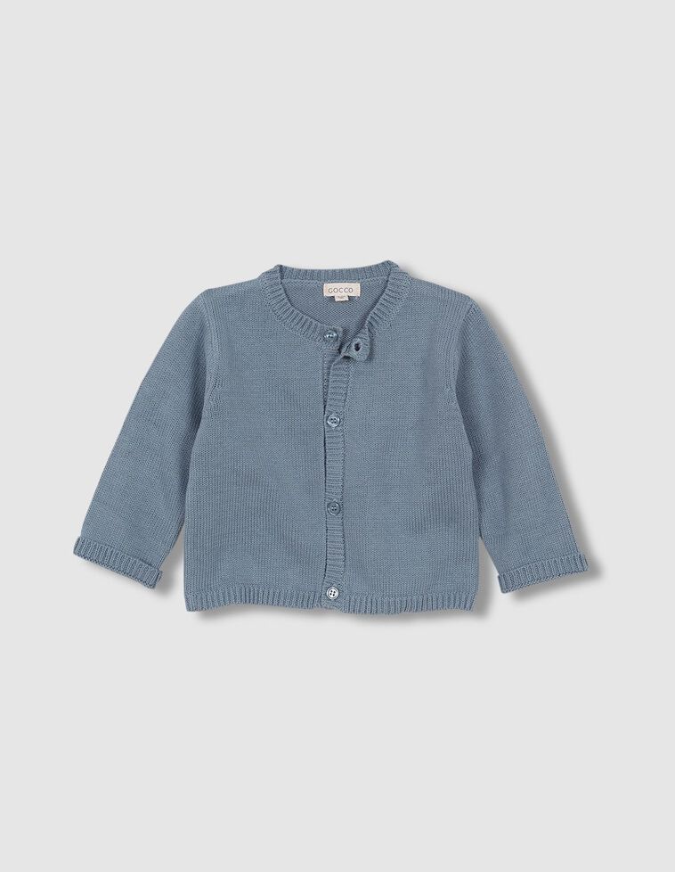 Giacca in maglia  color turchese scuro