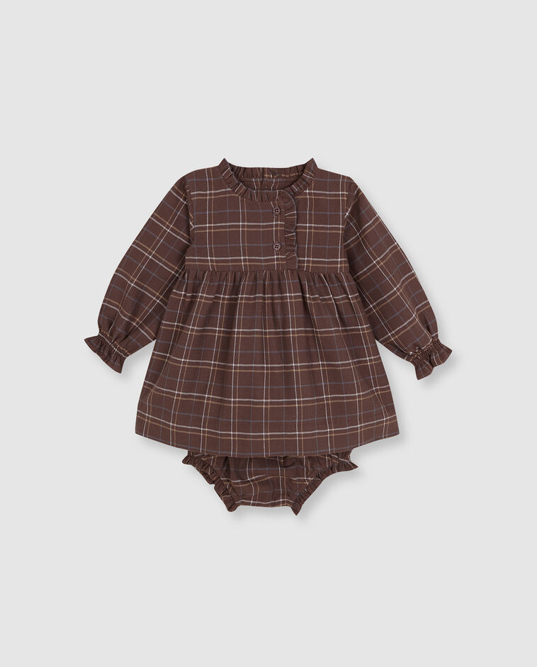 Vestido cinzento pr&iacute;ncipe de gales beb&eacute;