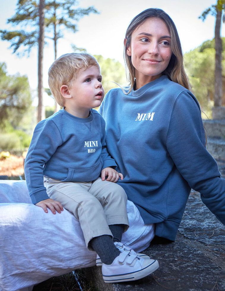 Sweat mum bleu